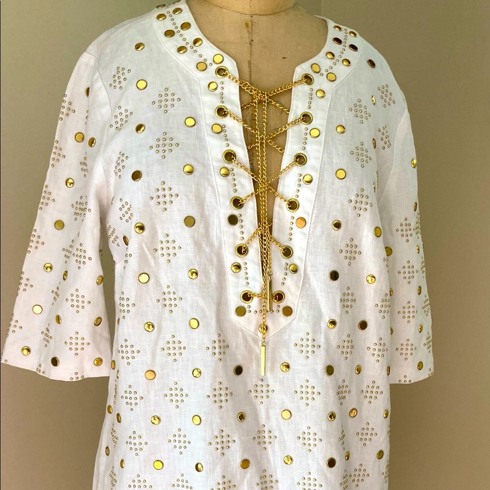 Xlarge Michael kors white midi dress.